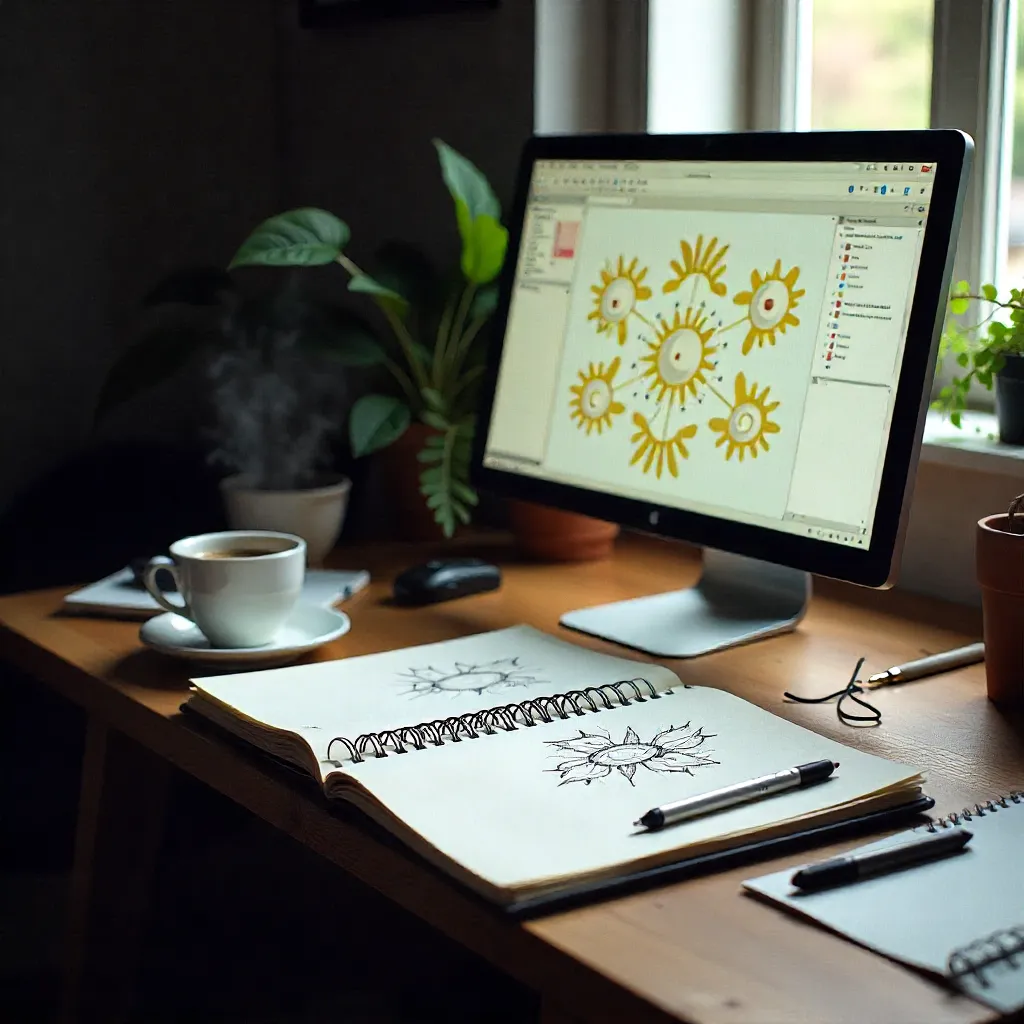 Print publication with modular layout design